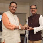 मंत्री गणेश जोशी ने केंद्रीय कृषि मंत्री शिवराज सिंह चौहान से की मुलाकात